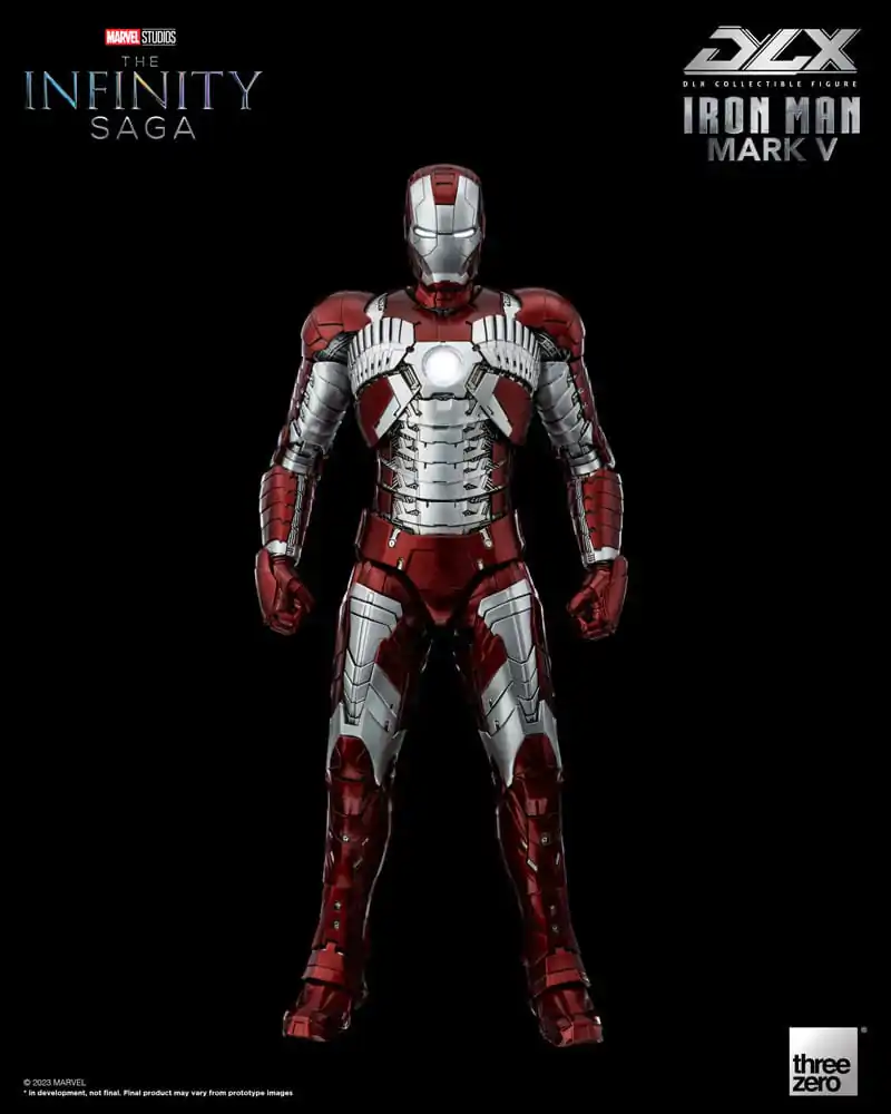 Infinity Saga DLX Action Figure 1/12 Iron Man Mark 5 17 cm termékfotó