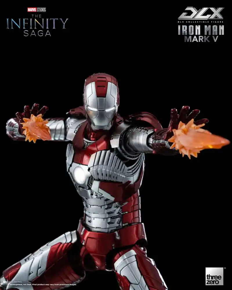 Infinity Saga DLX Action Figure 1/12 Iron Man Mark 5 17 cm termékfotó