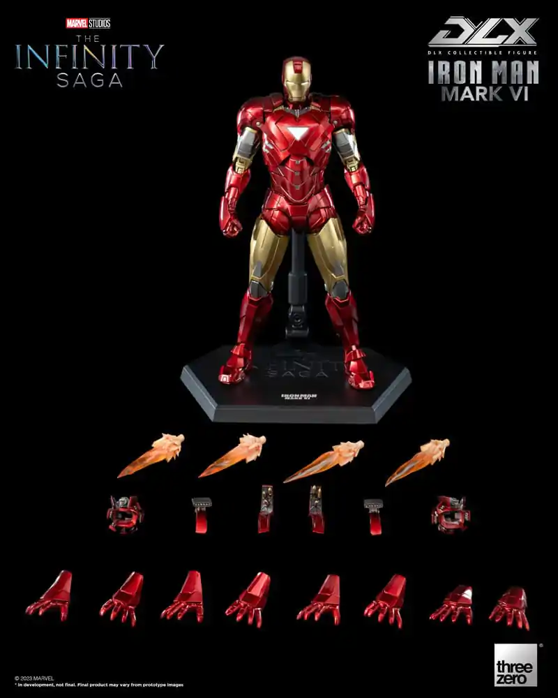 Infinity Saga DLX Action Figure 1/12 Iron Man Mark 6 17 cm product photo