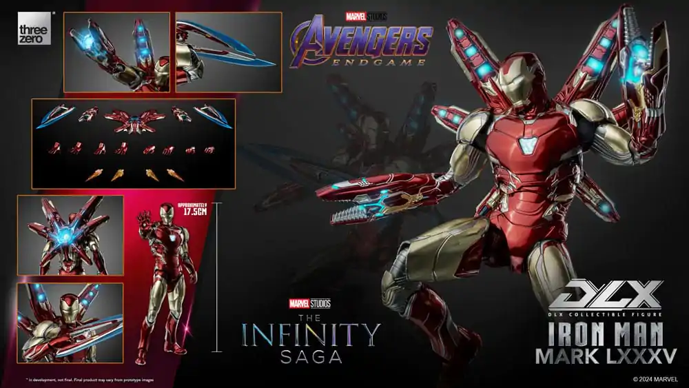 Infinity Saga DLX Action Figure 1/12 Iron Man Mark 85 17 cm product photo