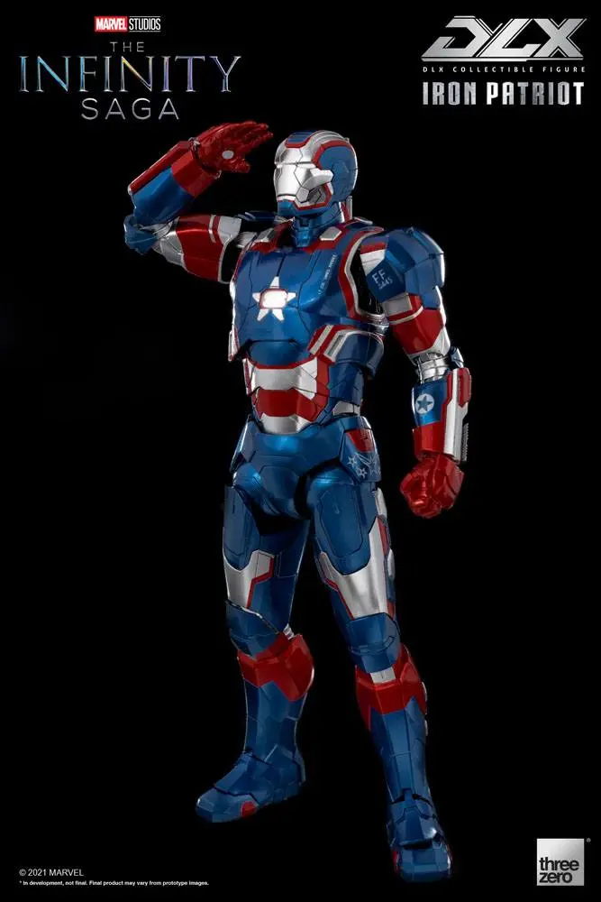 Infinity Saga DLX Action Figure 1/12 Iron Patriot 17 cm product photo