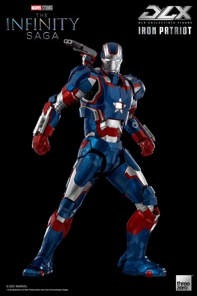 Infinity Saga DLX Action Figure 1/12 Iron Patriot 17 cm product photo