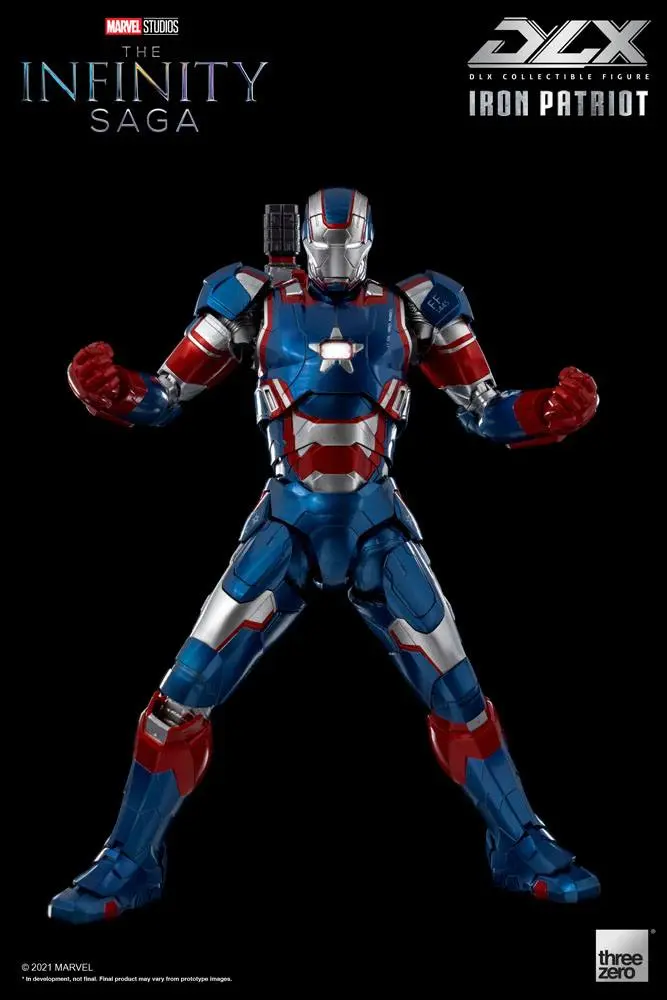 Infinity Saga DLX Action Figure 1/12 Iron Patriot 17 cm product photo