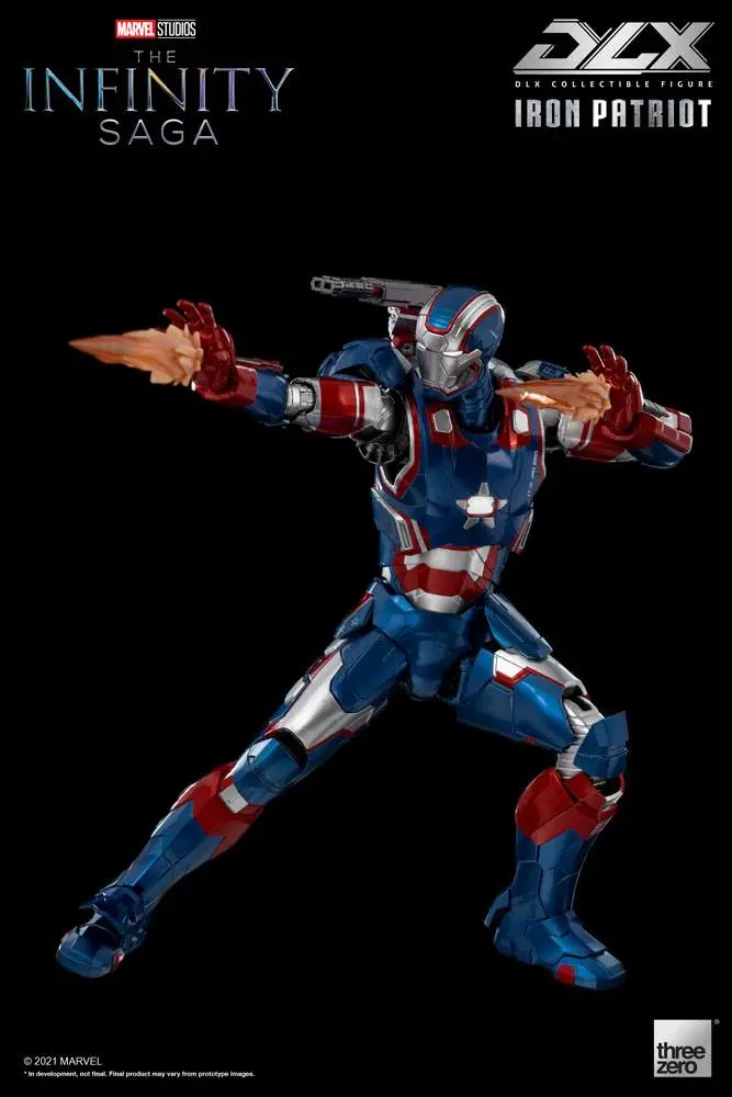 Infinity Saga DLX Action Figure 1/12 Iron Patriot 17 cm product photo