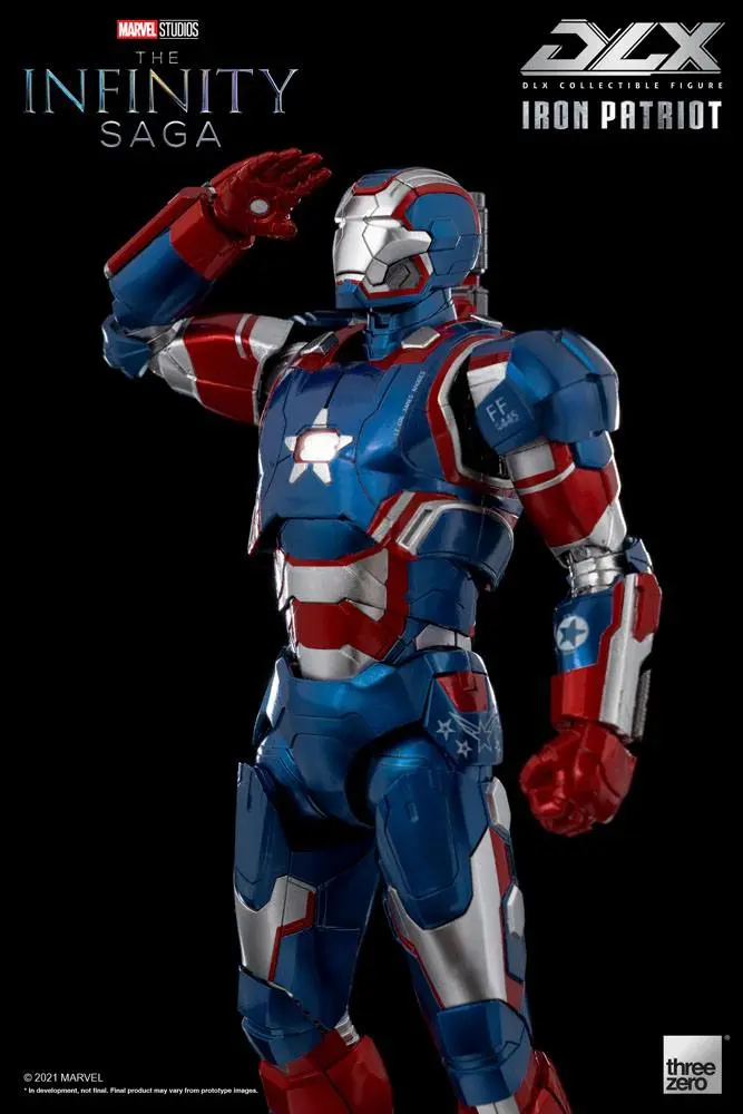 Infinity Saga DLX Action Figure 1/12 Iron Patriot 17 cm product photo