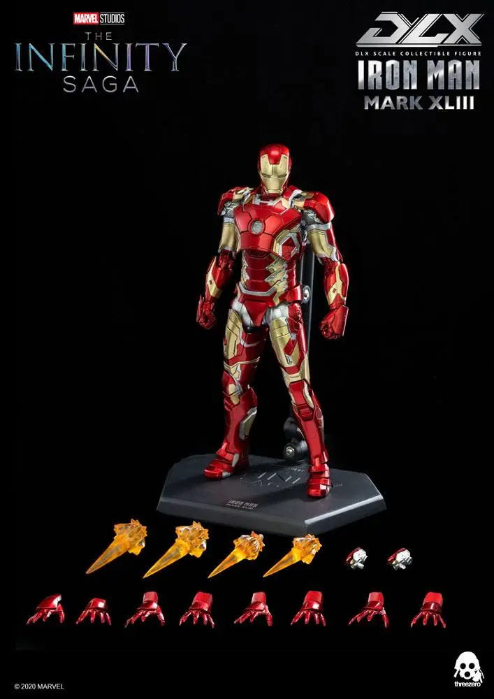 Infinity Saga DLX Action Figure 1/12 Iron Man Mark 43 16 cm product photo