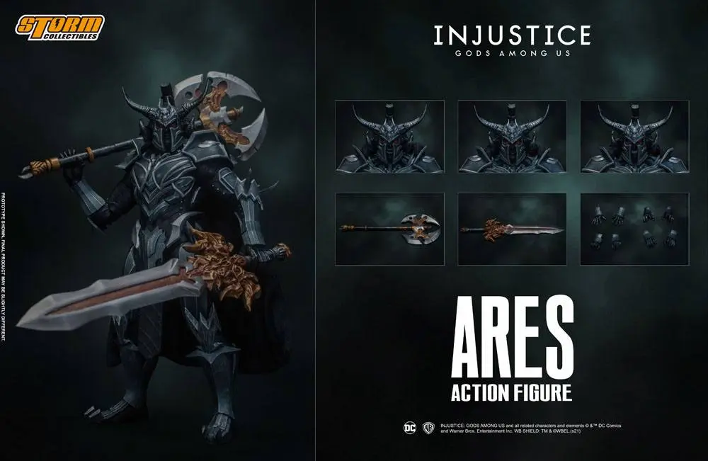 Injustice: Gods Among Us Action Figure 1/12 Ares 24 cm product photo