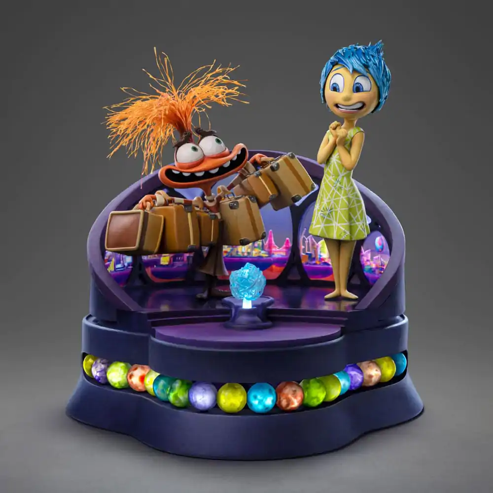 Inside Out 2 Deluxe Art Scale Statue 1/10 Joy and Anxiety 26 cm termékfotó