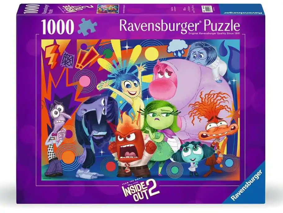 Inside Out 2 Jigsaw Puzzle New Emotions at Headquarters (1000 pieces) product photo
