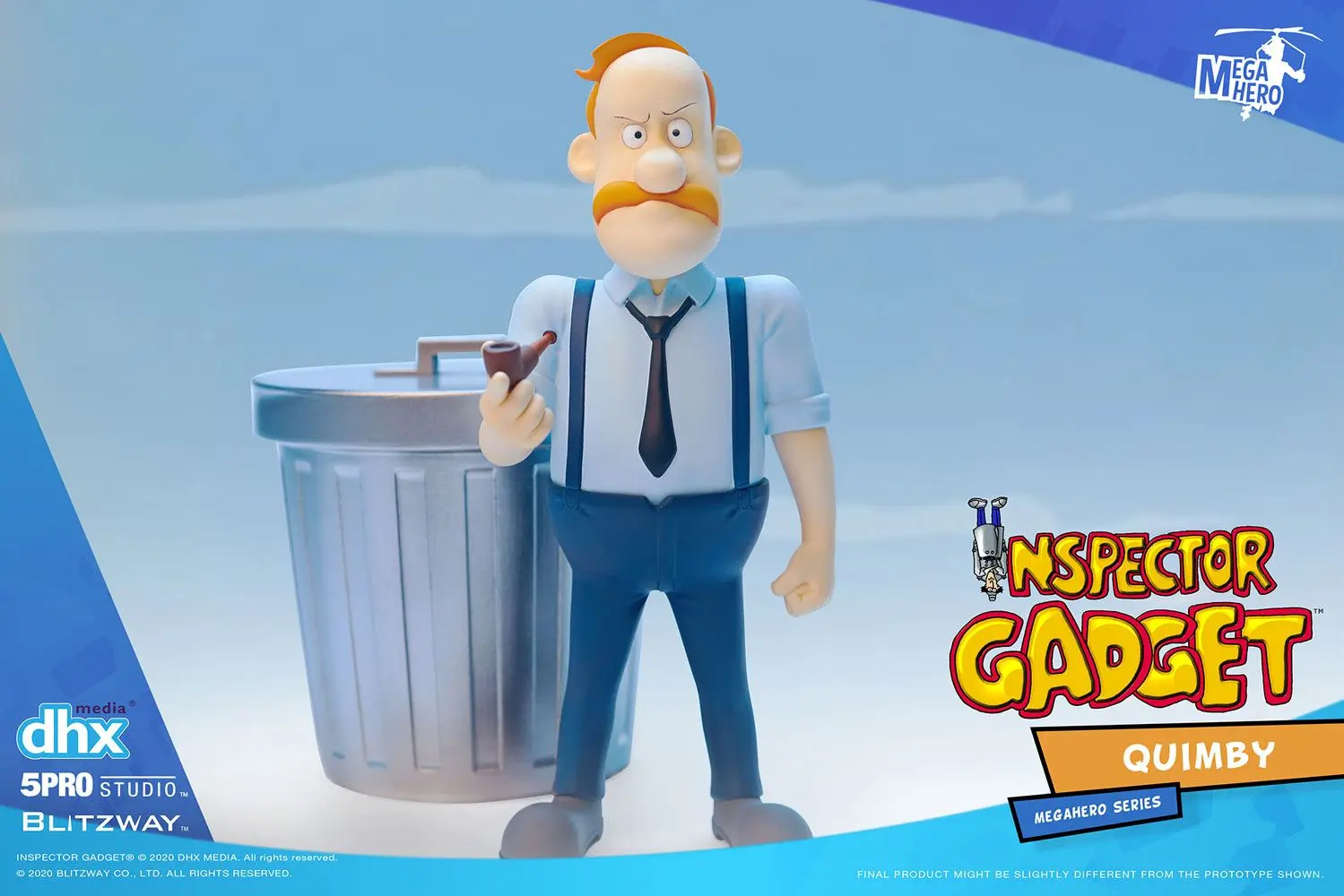 Inspector Gadget Mega Hero Action Figure 1/12 Quimby 13 cm product photo