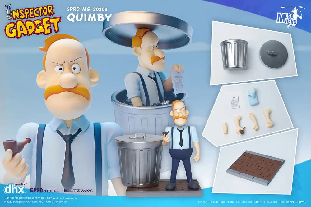 Inspector Gadget Mega Hero Action Figure 1/12 Quimby 13 cm product photo