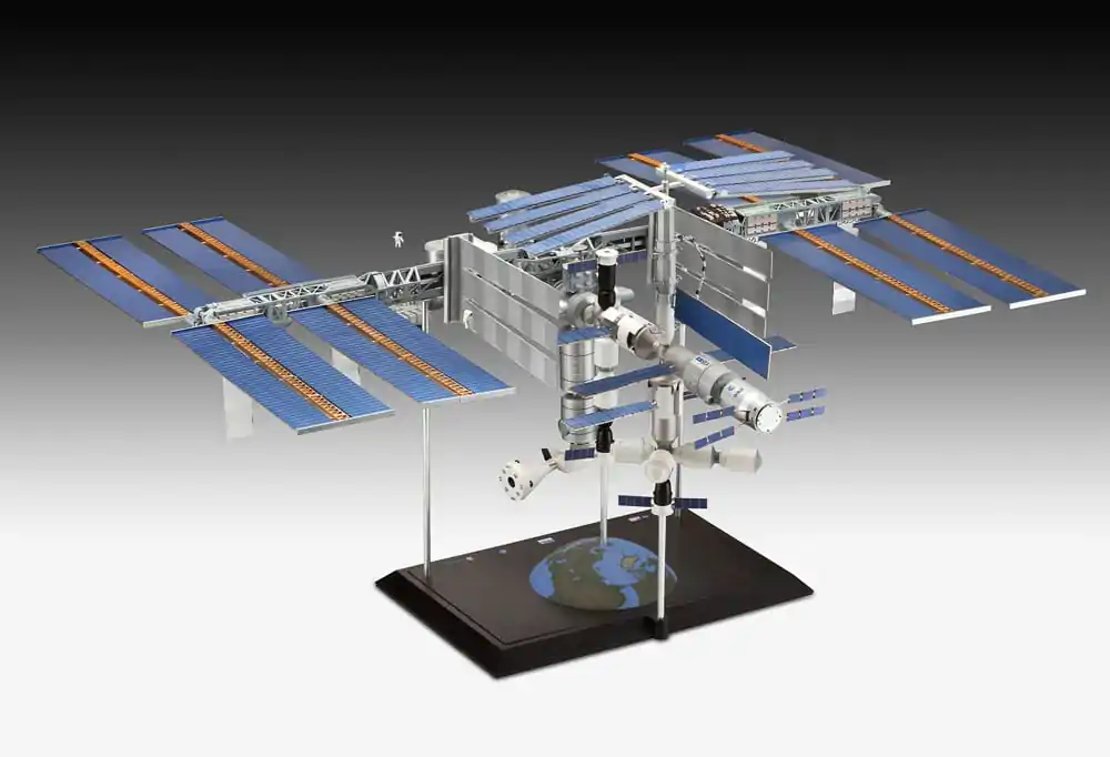 International Space Station ISS Model Kit Gift Set 1/144 25th Anniversary Platinum Edition 74 cm product photo