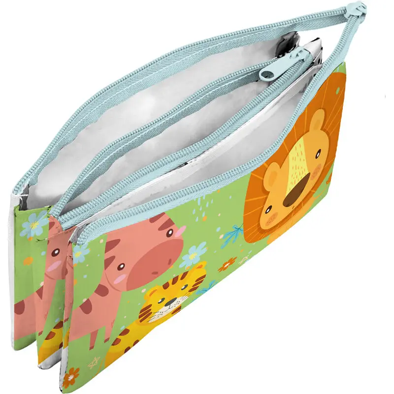 Into the Jungle triple pencil case product photo