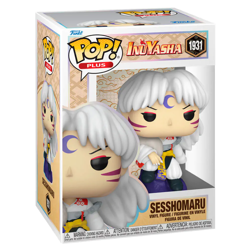 Inuyasha Funko POP! Plus Animation Vinyl Figure Sesshomaru (Sitting) 9 cm product photo