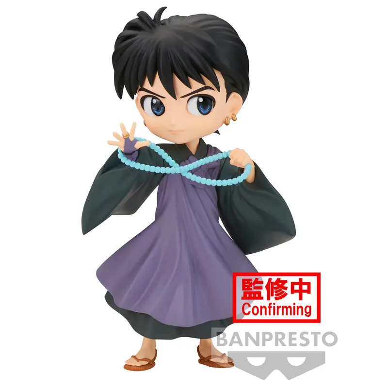 Inuyasha Miroku Q posket figure 14cm product photo
