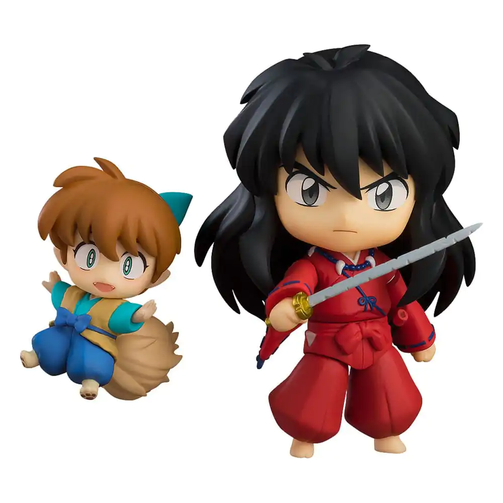 Inuyasha Nendoroid Action Figure Inuyasha: New Moon Ver. & Shippo 10 cm product photo