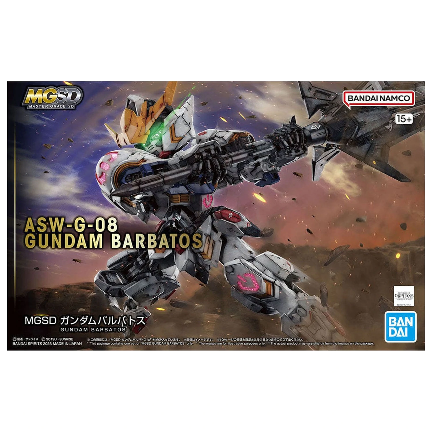 Iron-Blooded Orphans ASW-G-08 Gundam Barbatos Model kit MGSD product photo