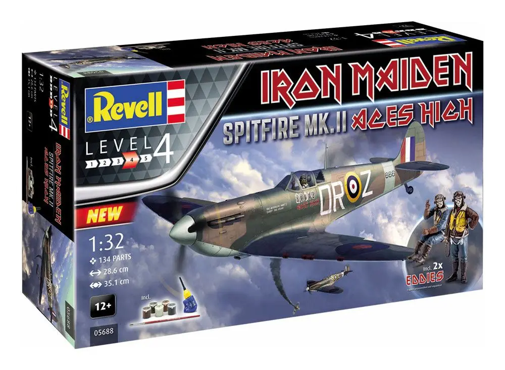 Iron Maiden Model Kit 1/32 Spitfire Mk.II 29 cm product photo