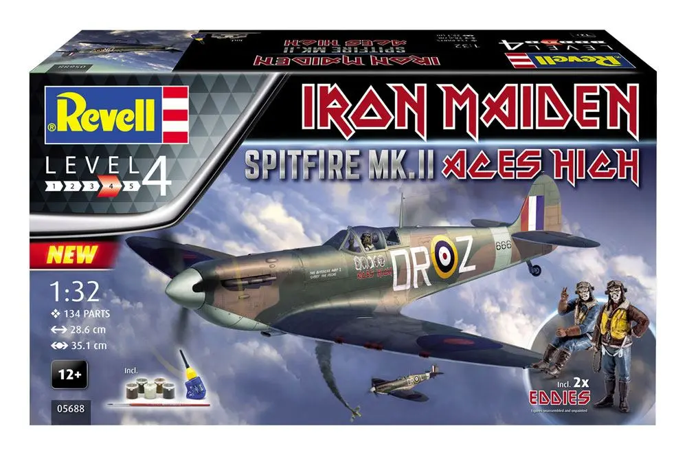 Iron Maiden Model Kit 1/32 Spitfire Mk.II 29 cm product photo