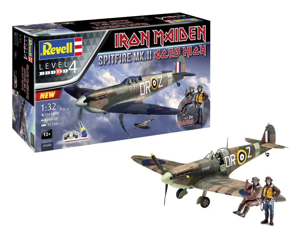 Iron Maiden Model Kit 1/32 Spitfire Mk.II 29 cm product photo