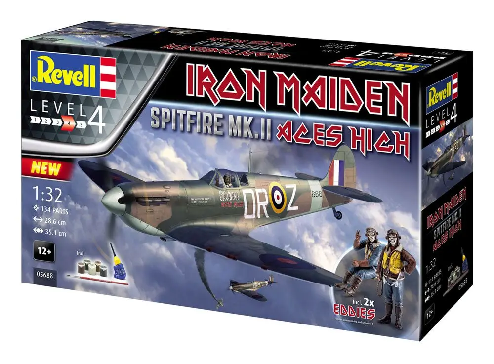 Iron Maiden Model Kit 1/32 Spitfire Mk.II 29 cm product photo