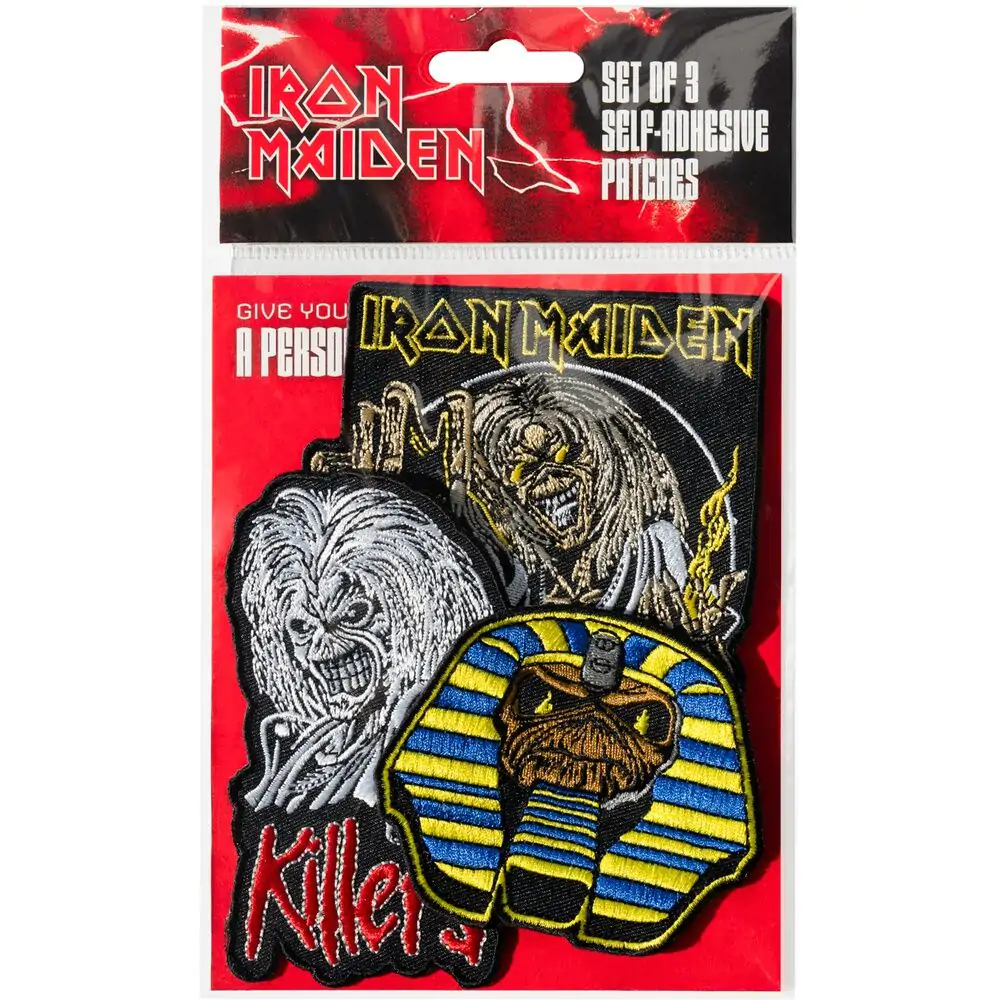 Iron Maiden 3 set patch product photo