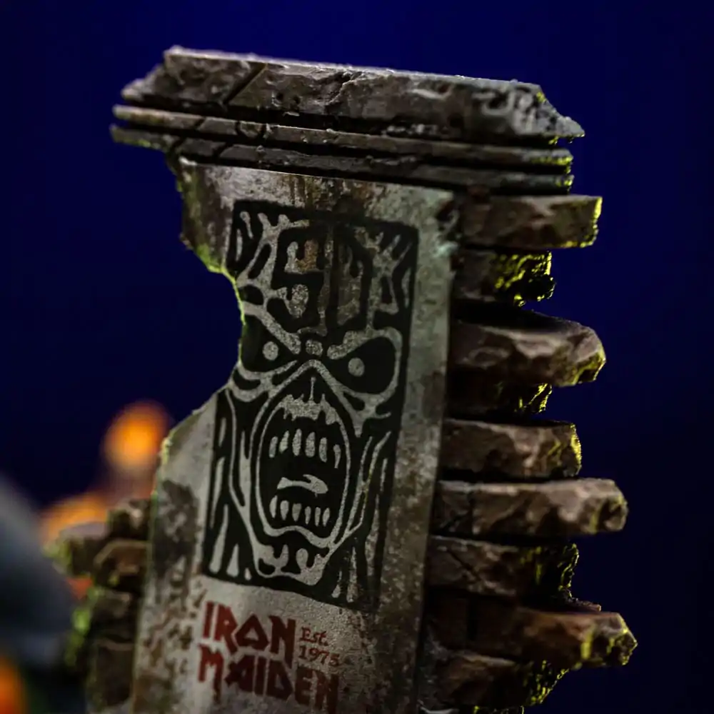 Iron Maiden Art Scale Statue 1/10 Eddie 50th Year Anniversary 22 cm product photo