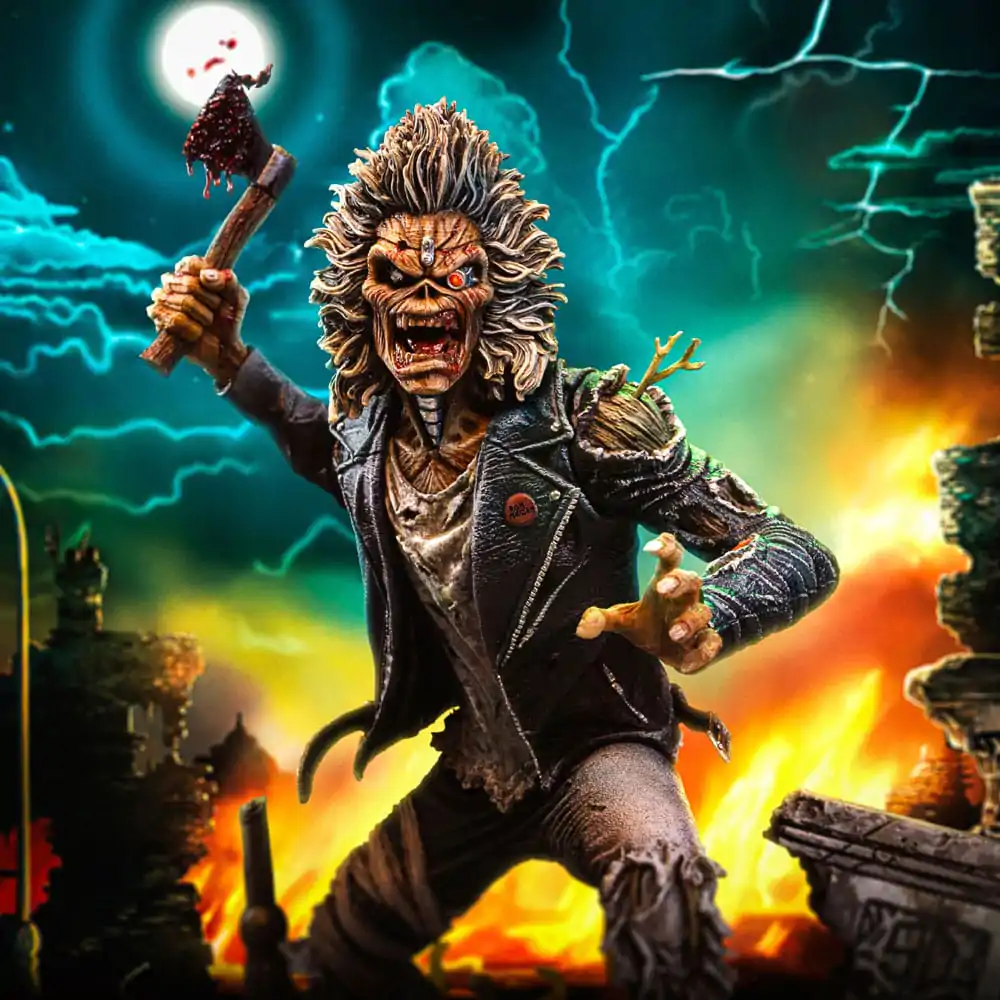 Iron Maiden Art Scale Statue 1/10 Eddie 50th Year Anniversary 22 cm product photo