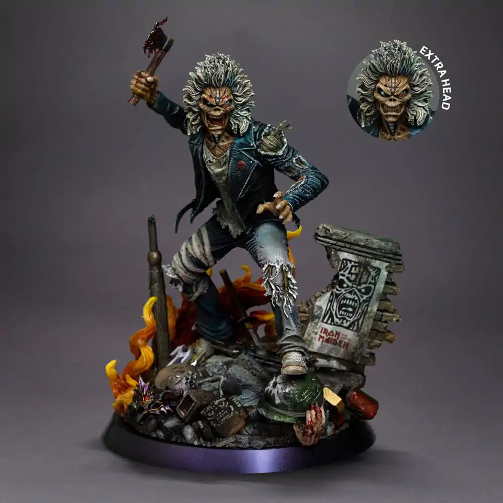 Iron Maiden Art Scale Statue 1/10 Eddie 50th Year Anniversary 22 cm product photo