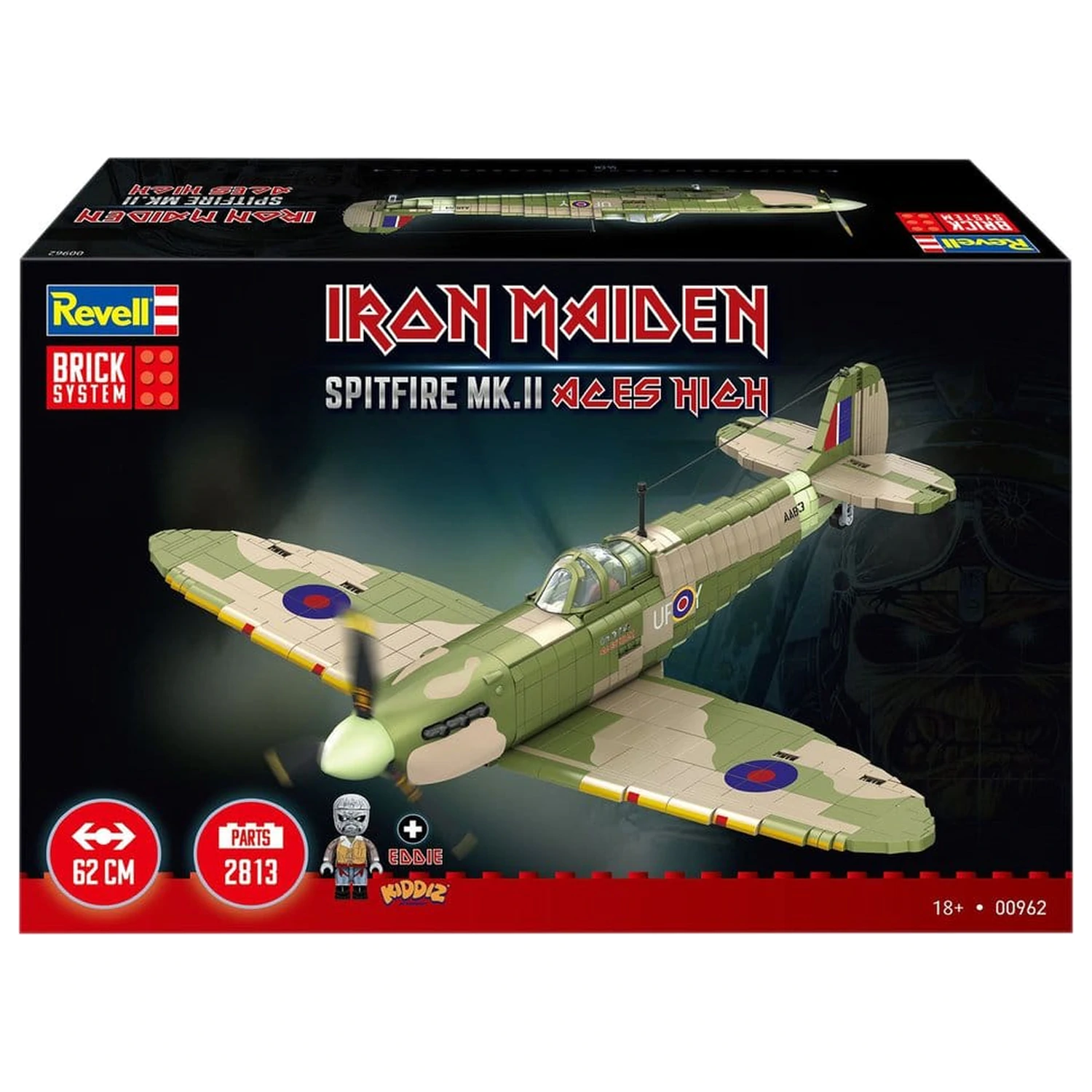 Iron Maiden Brick System Construction Kit Set Spitfire MK.II Aces High 58 cm product photo