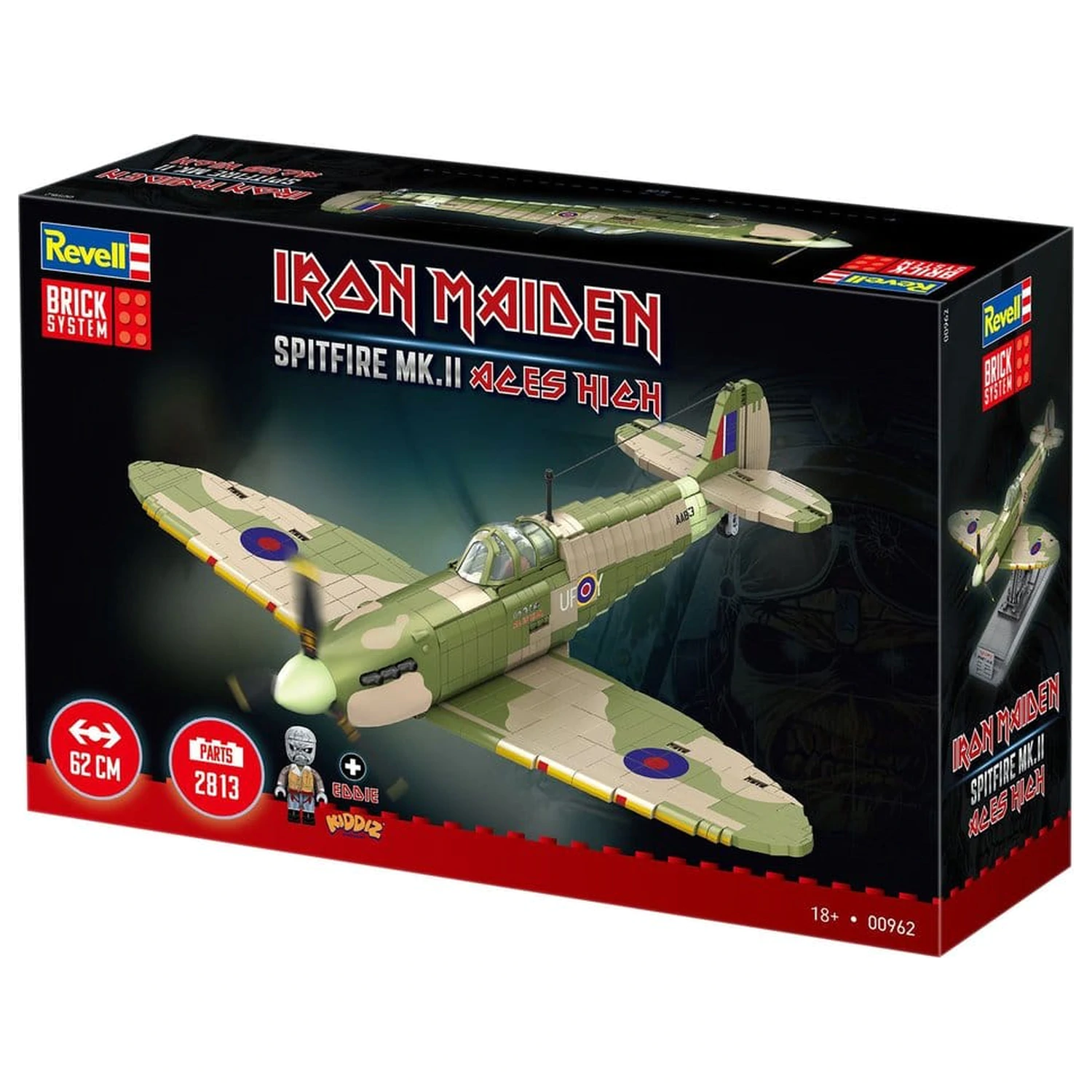 Iron Maiden Brick System Construction Kit Set Spitfire MK.II Aces High 58 cm product photo