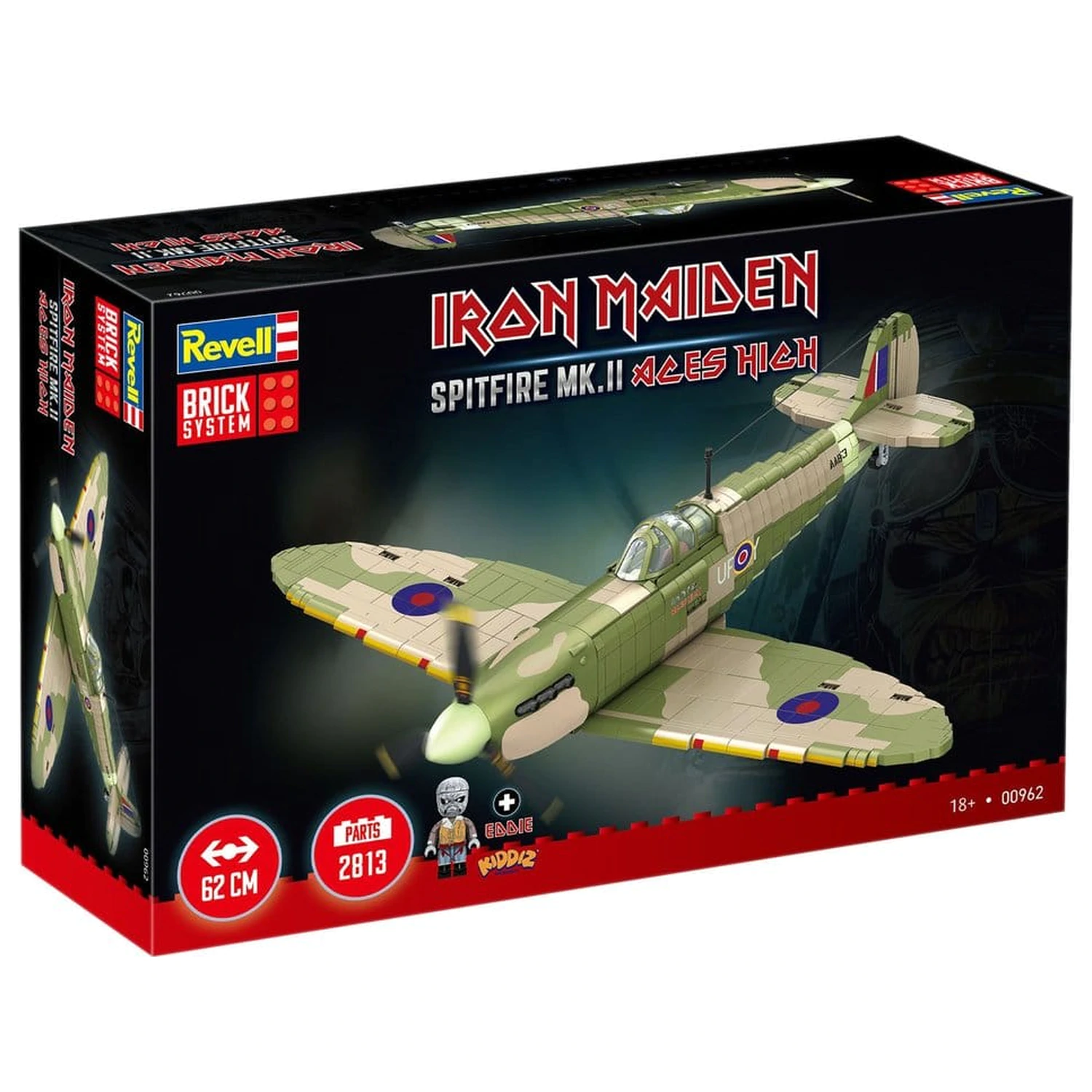 Iron Maiden Brick System Construction Kit Set Spitfire MK.II Aces High 58 cm product photo