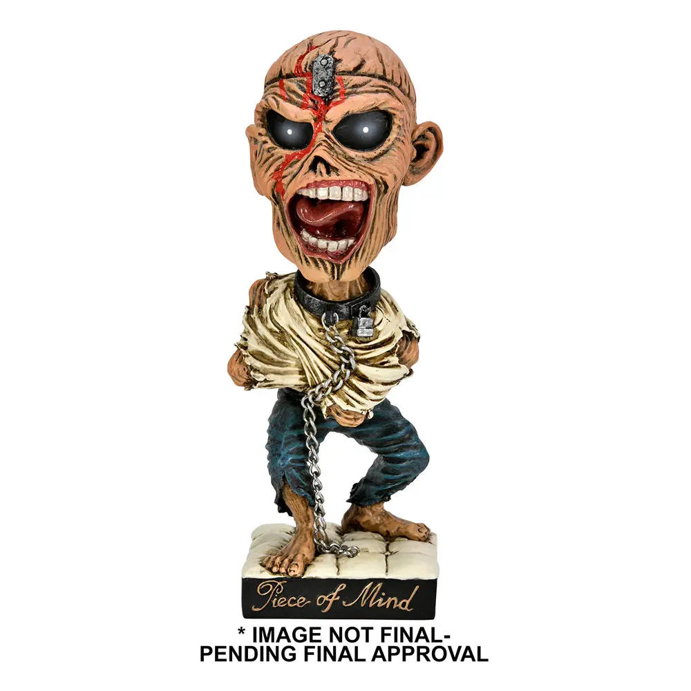 Iron Maiden Head Knocker Bobble-Head Piece of Mind Eddie 20 cm product photo