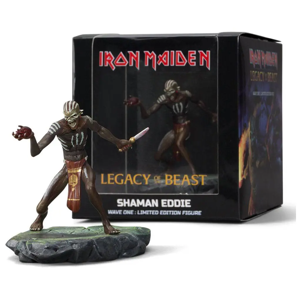 Iron Maiden Legacy of the Beast PVC Statue 1/24 Shaman Eddie 10 cm product photo