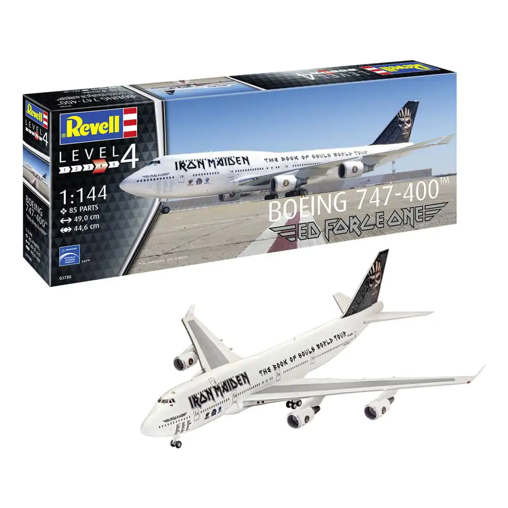 Iron Maiden Model Kit 1/144 Boeing 747-400 "Ed Force One" 49 cm product photo