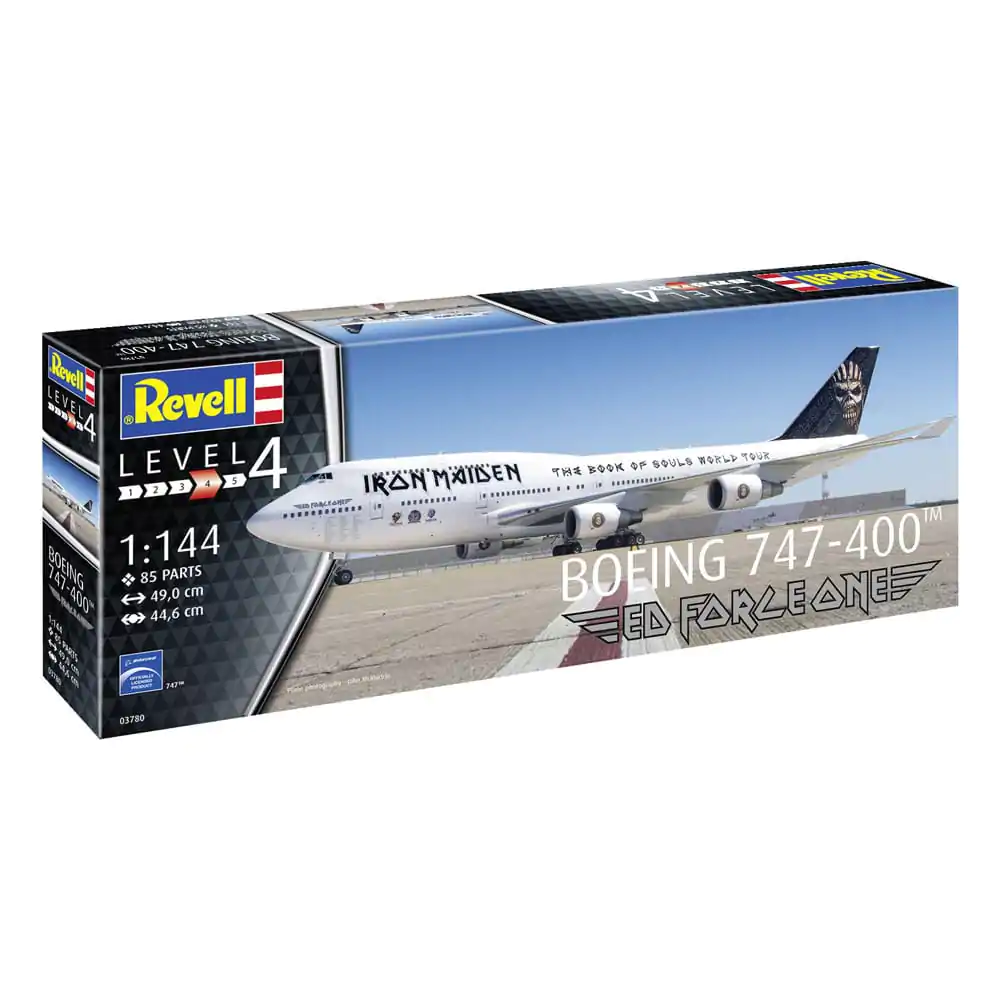 Iron Maiden Model Kit 1/144 Boeing 747-400 "Ed Force One" 49 cm product photo