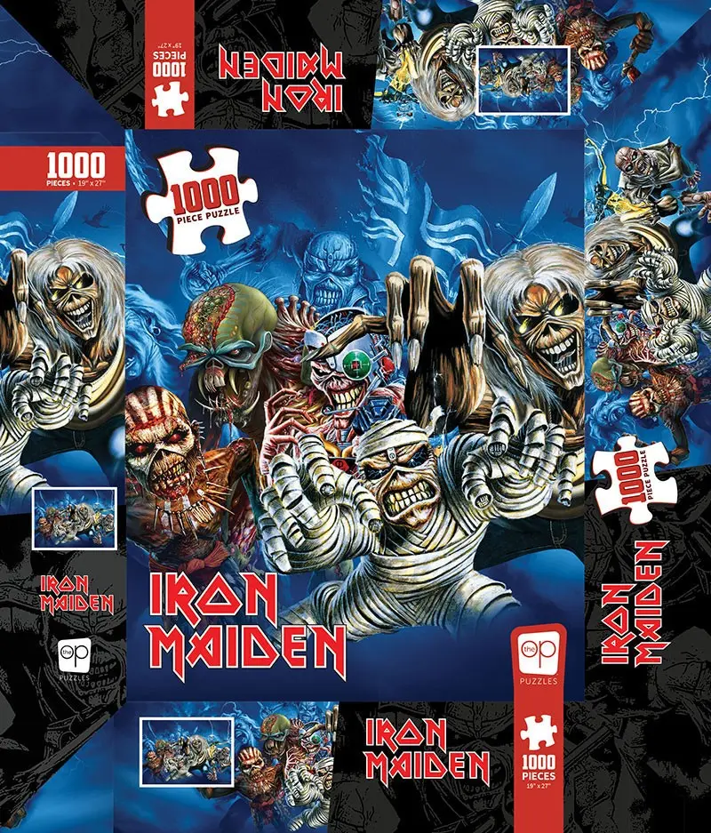 Iron Maiden Jigsaw Puzzle The Faces of Eddie (1000 pieces) product photo