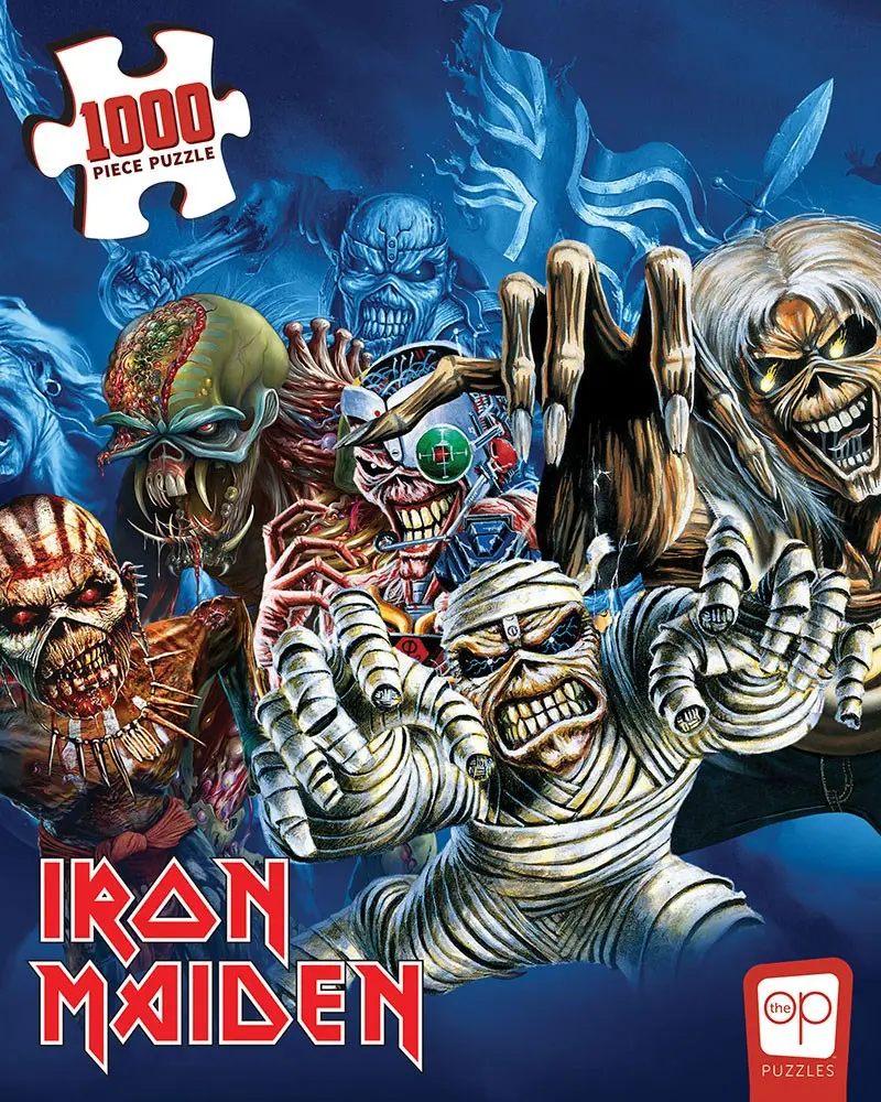 Iron Maiden Jigsaw Puzzle The Faces of Eddie (1000 pieces) product photo