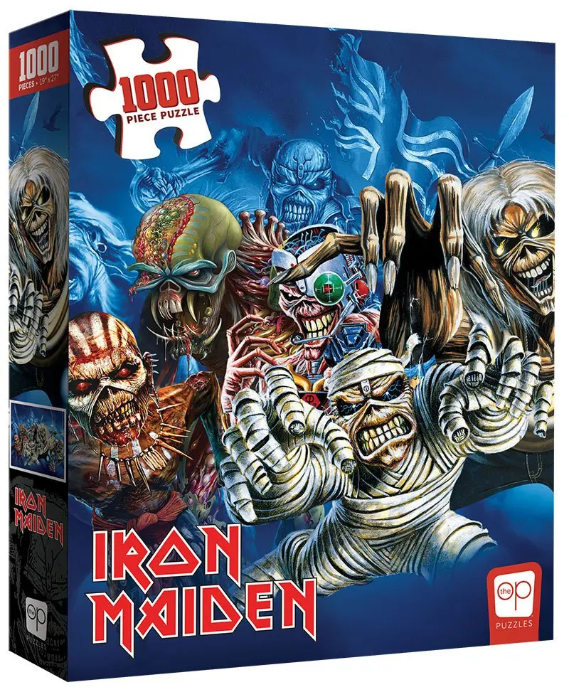 Iron Maiden Jigsaw Puzzle The Faces of Eddie (1000 pieces) product photo