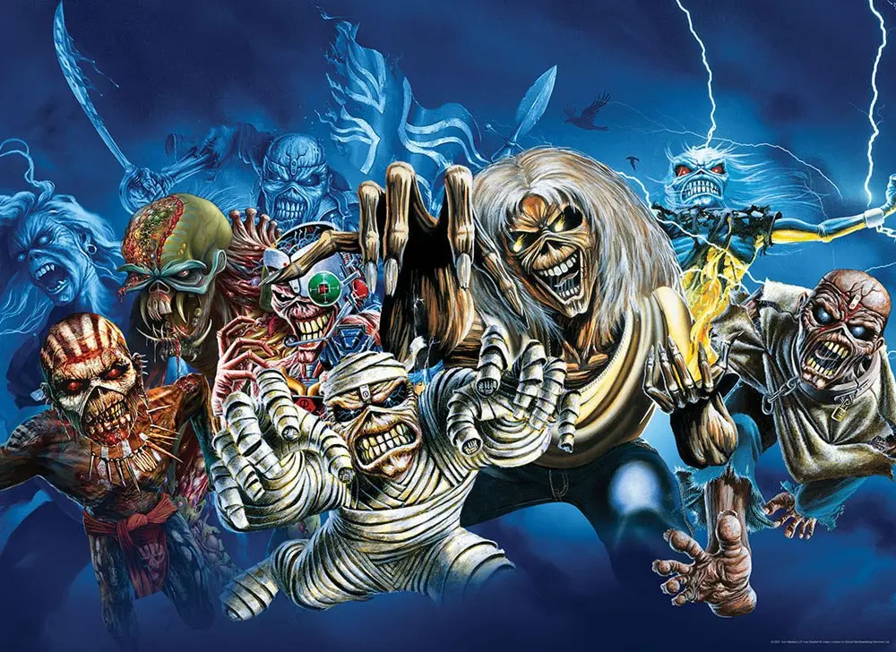Iron Maiden Jigsaw Puzzle The Faces of Eddie (1000 pieces) product photo