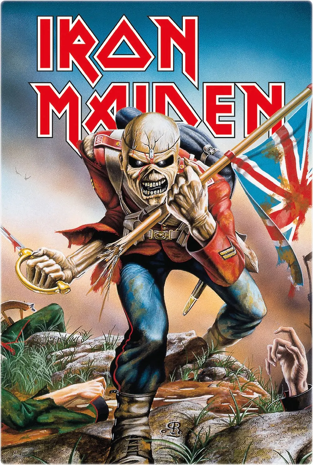 Iron Maiden Tin Sign Trooper 20 x 30 cm termékfotó