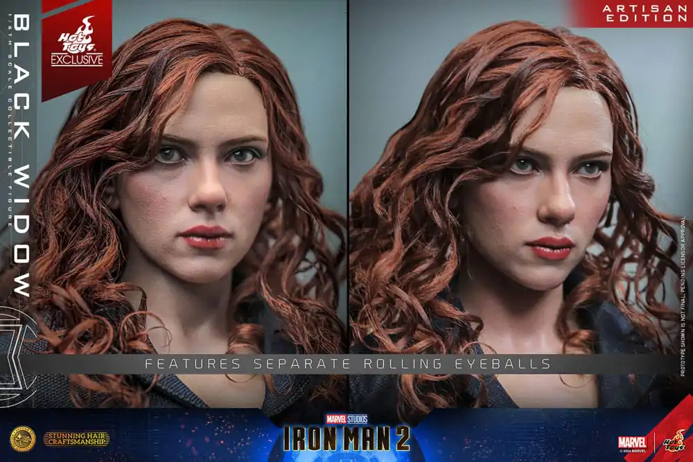 Iron Man 2 Action Figure 1/6 Black Widow Artisan Edition Hot Toys Exclusive 28 cm product photo