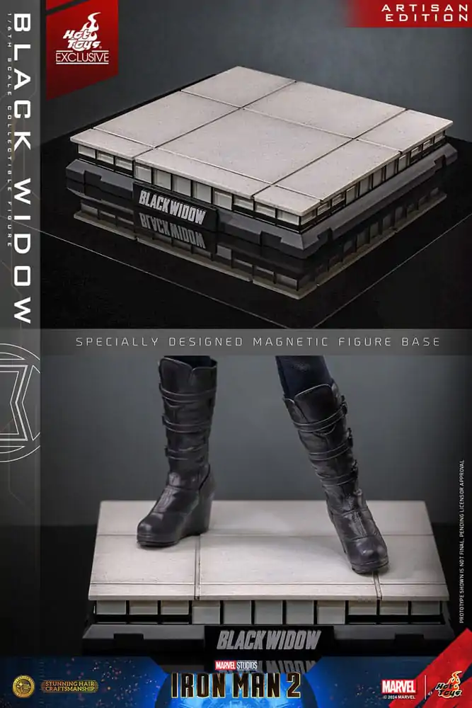 Iron Man 2 Action Figure 1/6 Black Widow Artisan Edition Hot Toys Exclusive 28 cm product photo