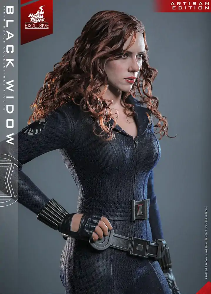 Iron Man 2 Action Figure 1/6 Black Widow Artisan Edition Hot Toys Exclusive 28 cm product photo