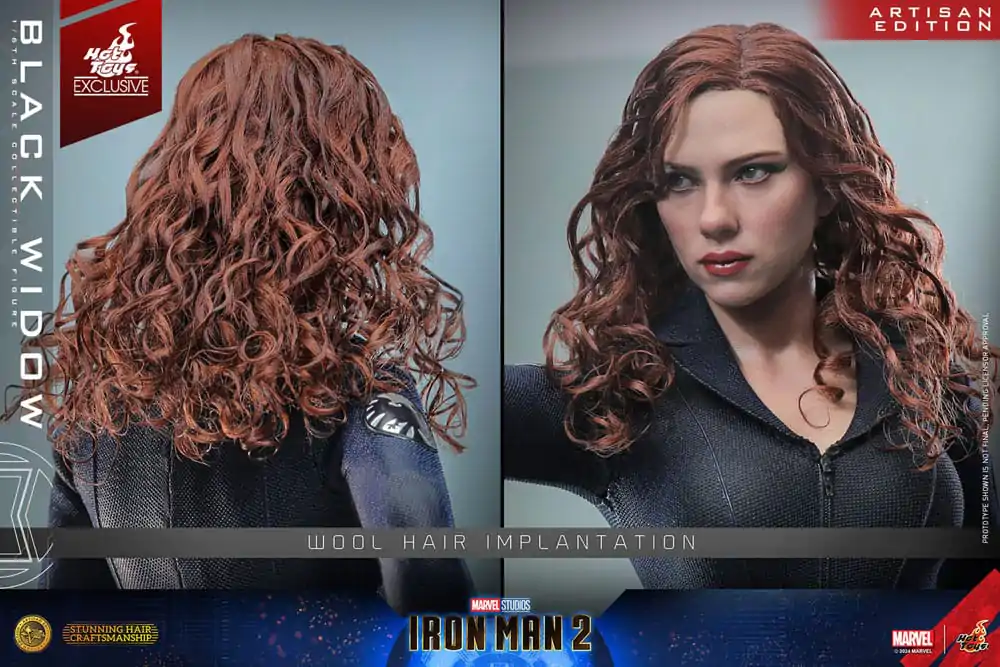 Iron Man 2 Action Figure 1/6 Black Widow Artisan Edition Hot Toys Exclusive 28 cm product photo