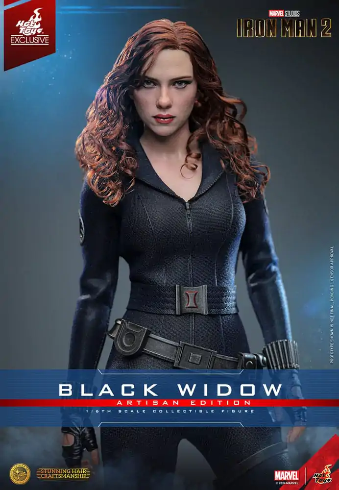 Iron Man 2 Action Figure 1/6 Black Widow Artisan Edition Hot Toys Exclusive 28 cm product photo