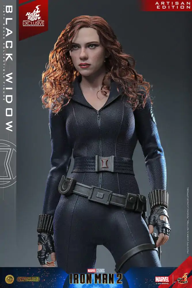 Iron Man 2 Action Figure 1/6 Black Widow Artisan Edition Hot Toys Exclusive 28 cm product photo