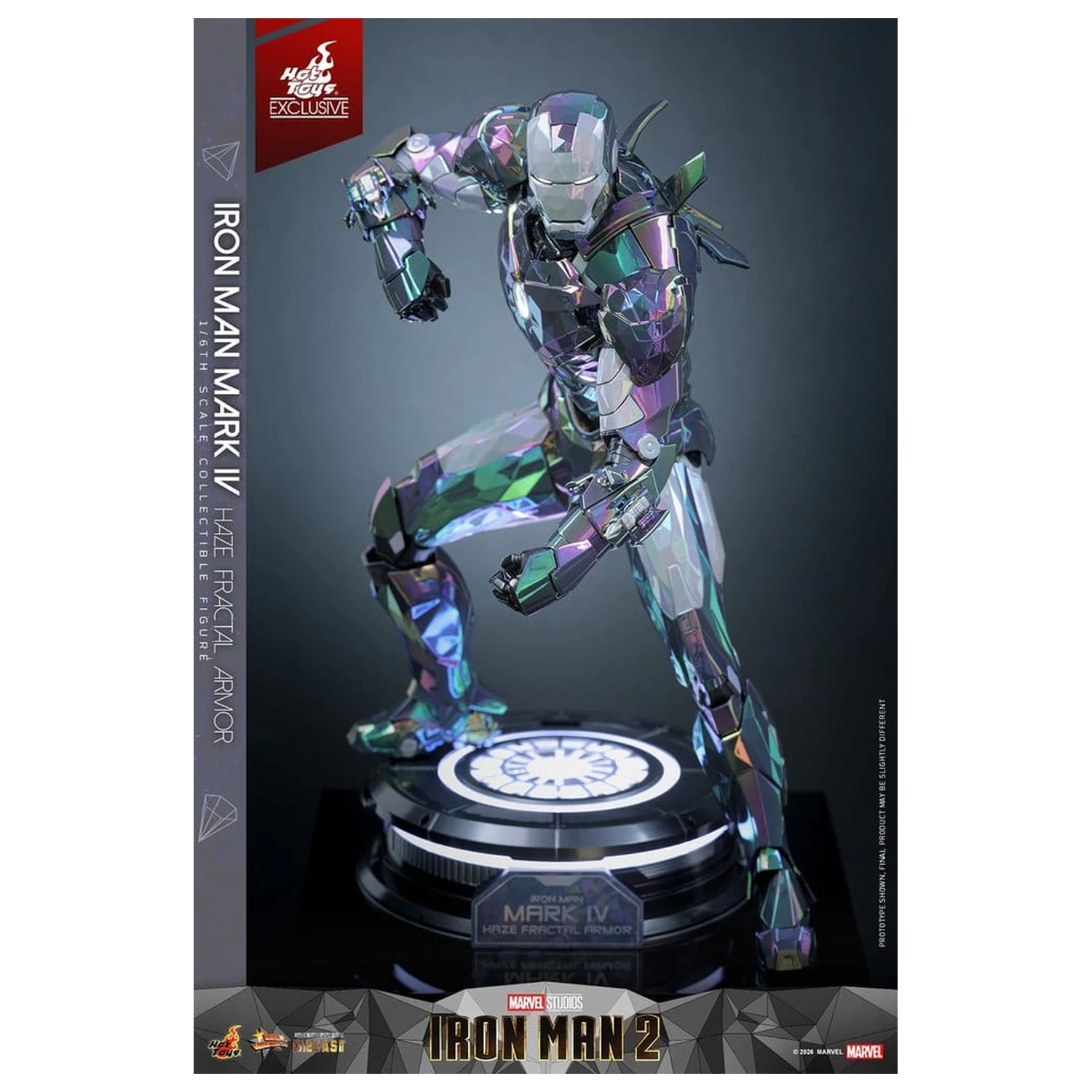 Iron Man 2 Action Figure 1/6 Iron Man Mark IV (Haze Fractal Armor) 33 cm product photo