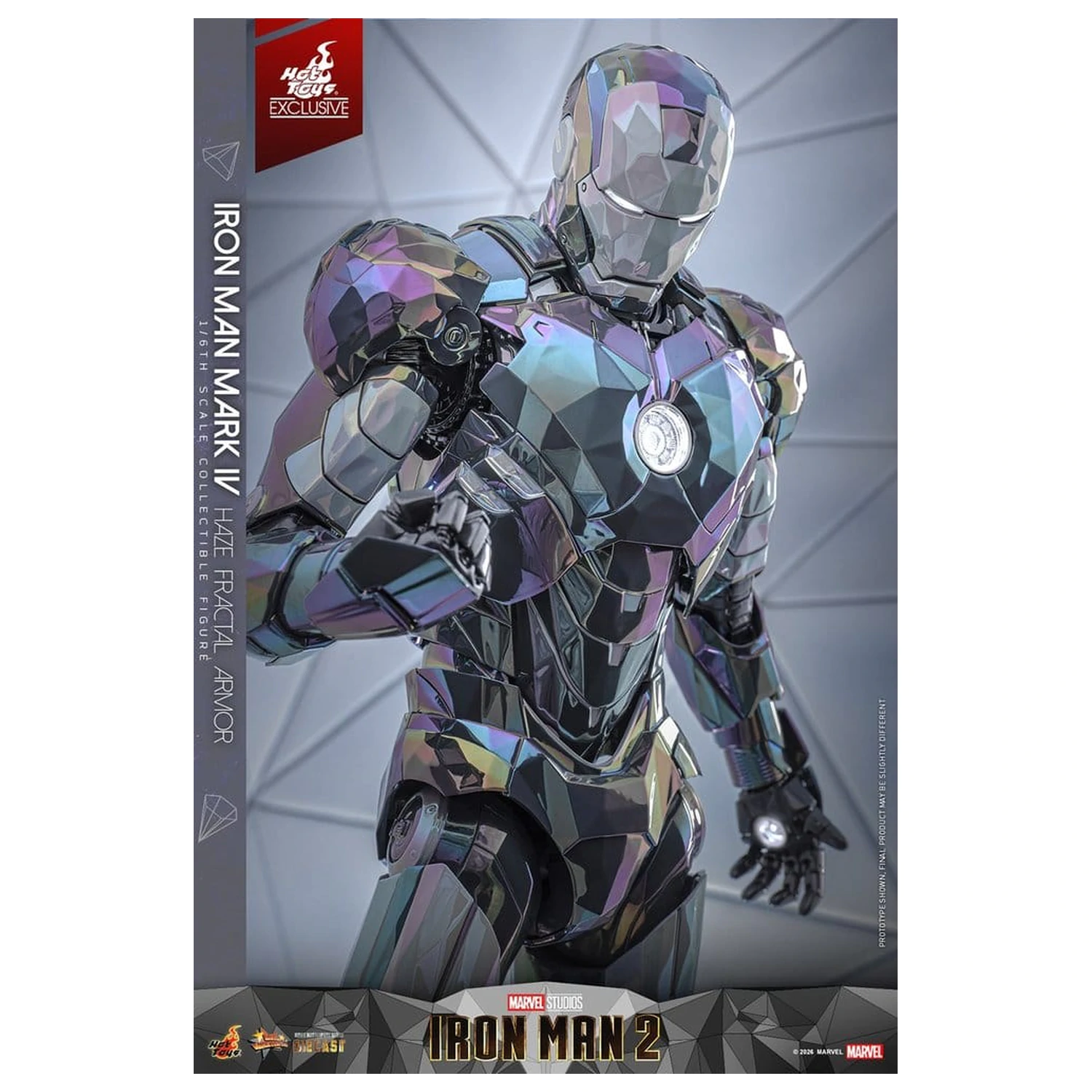Iron Man 2 Action Figure 1/6 Iron Man Mark IV (Haze Fractal Armor) 33 cm product photo