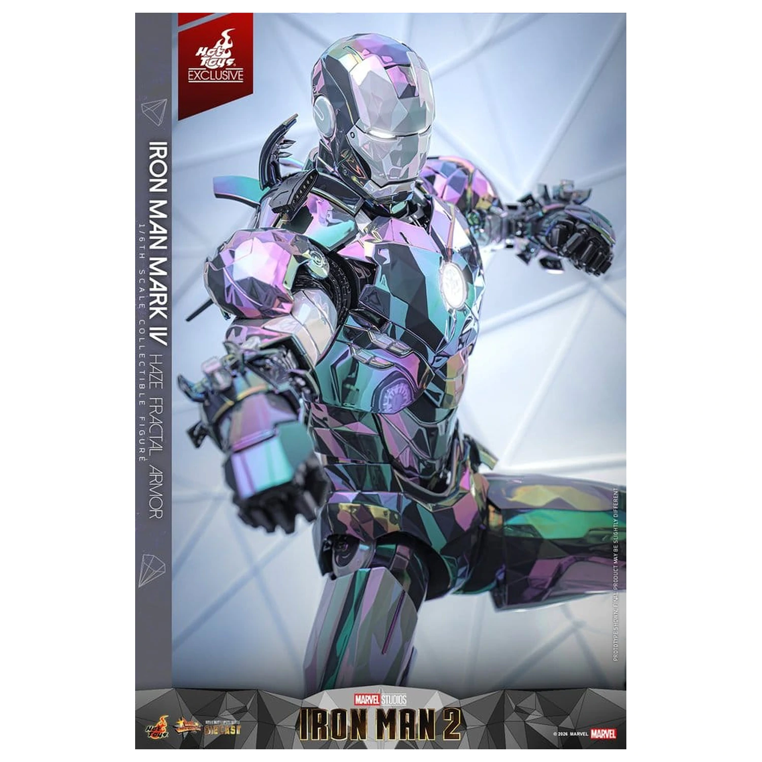Iron Man 2 Action Figure 1/6 Iron Man Mark IV (Haze Fractal Armor) 33 cm product photo